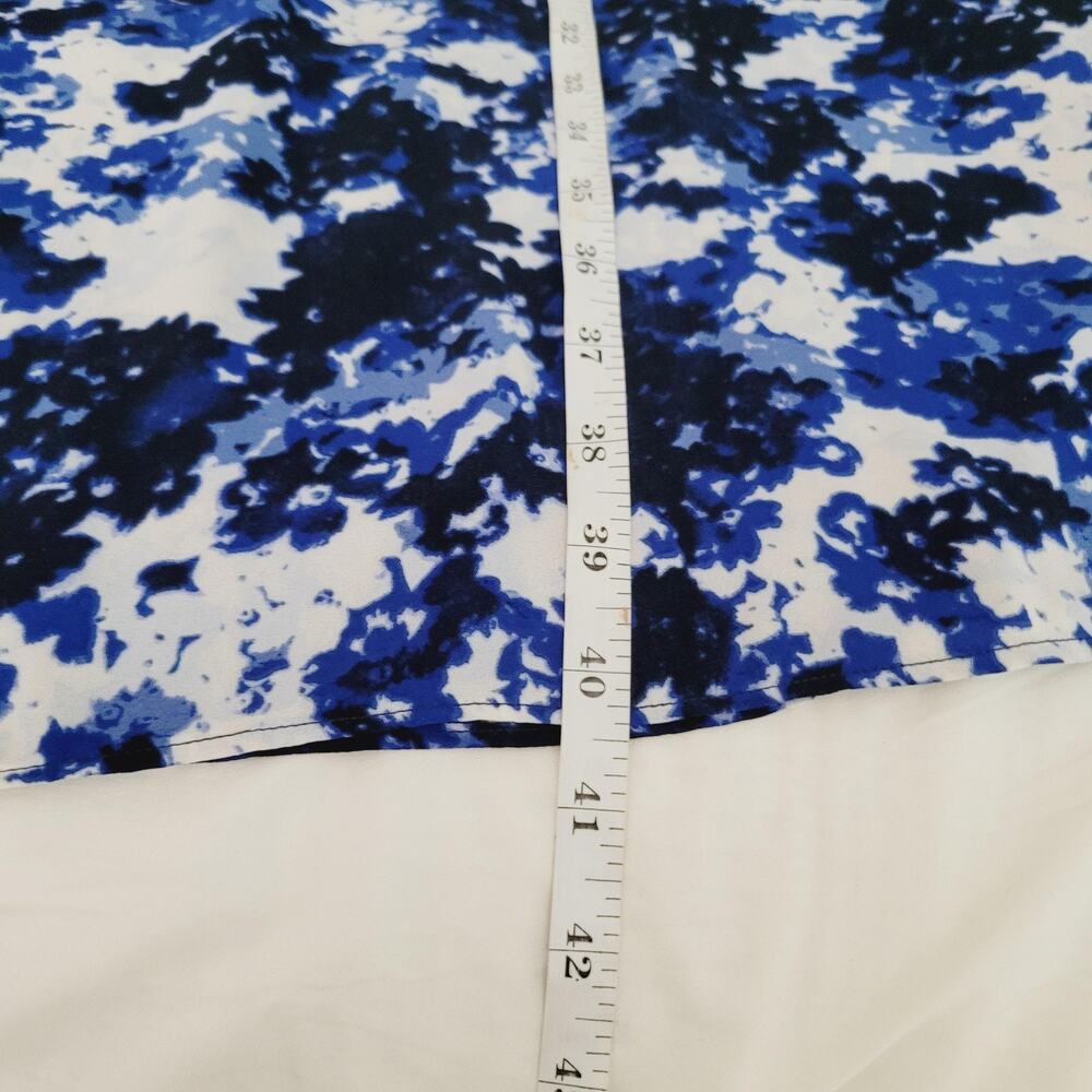Lauren Ralph Lauren Dress Womens 8 Floral Drawstring Belted Lined Stretch - Picture 13 of 14